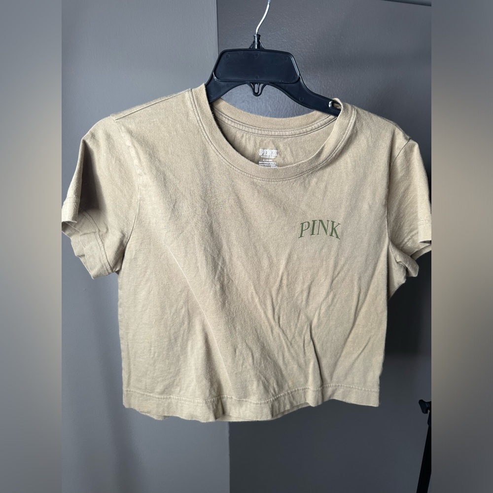 Pink Green Crop Top Shirt SAME DAY SHIP 📦✈️🛫🛬
